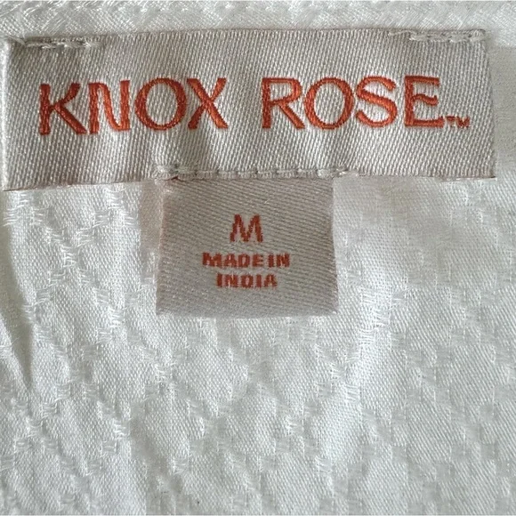 Knox Rose Flowy Embroidered Boho Summer Top - Picture 4 of 4